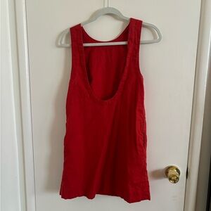 Free People Full of Sunshine mini dress in Poppy